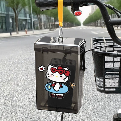 Other Electric Vehicle Accessories Cover Cartoon Heat Dissipation Battery - black-yellow-webbing-hook-red-kt