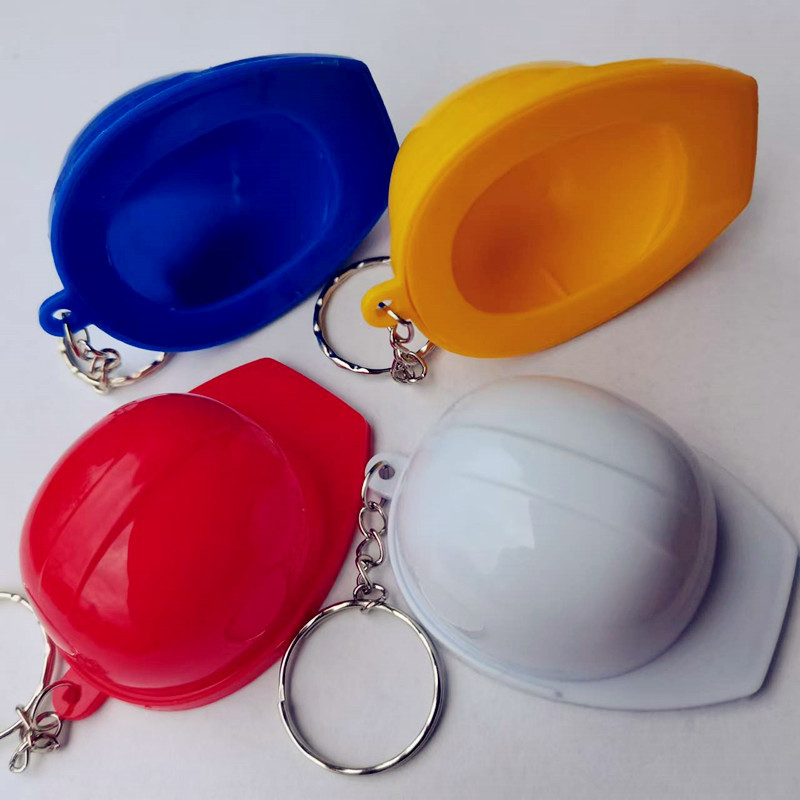 Ventas transfronterizas de casco de seguridad llavero creativo y práctico famoso en línea novedad especial regalos de promoción de grandes almacenes