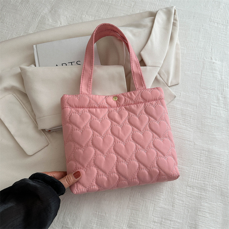 Bolsa de ocio simple de gran capacidad para mujeres 2024 primavera nueva bolsa de ocio simple para estudiantes de mano ligera para mujeres