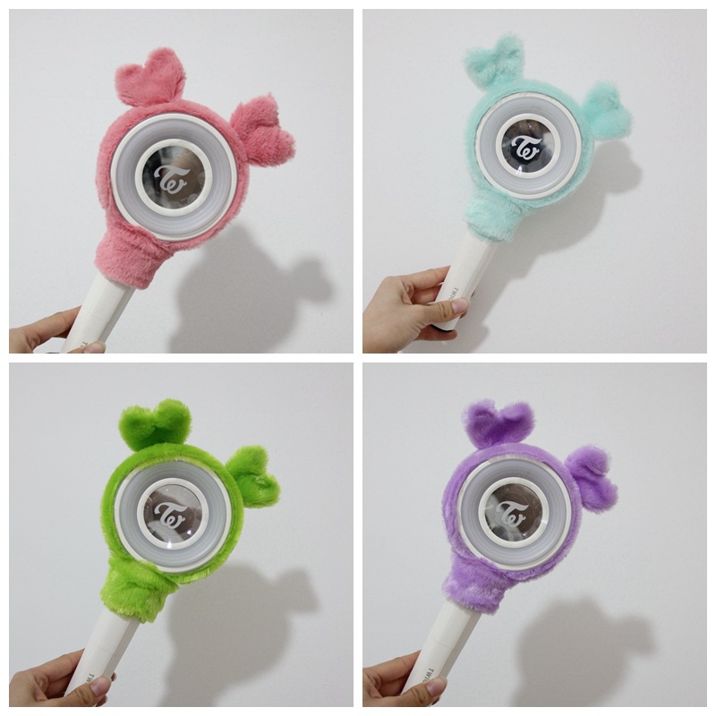 韓國TWICE應援燈燈套二代三代CANDY BONG Z熒光棒 毛絨燈套子