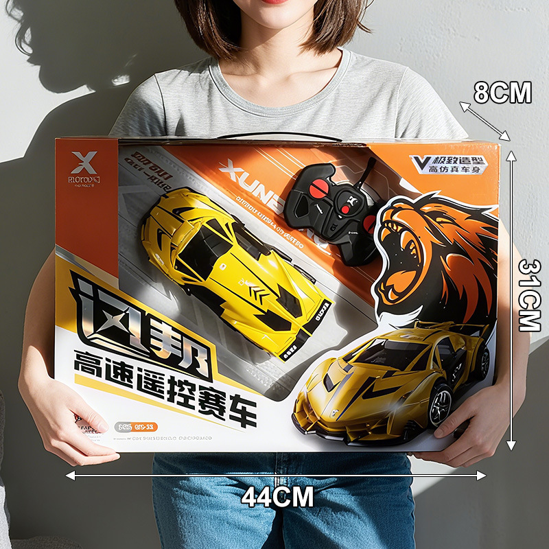 Juego de vehículos de ingeniería de retroceso con excavadora, para niños varones, caja de regalo, juguete infantil