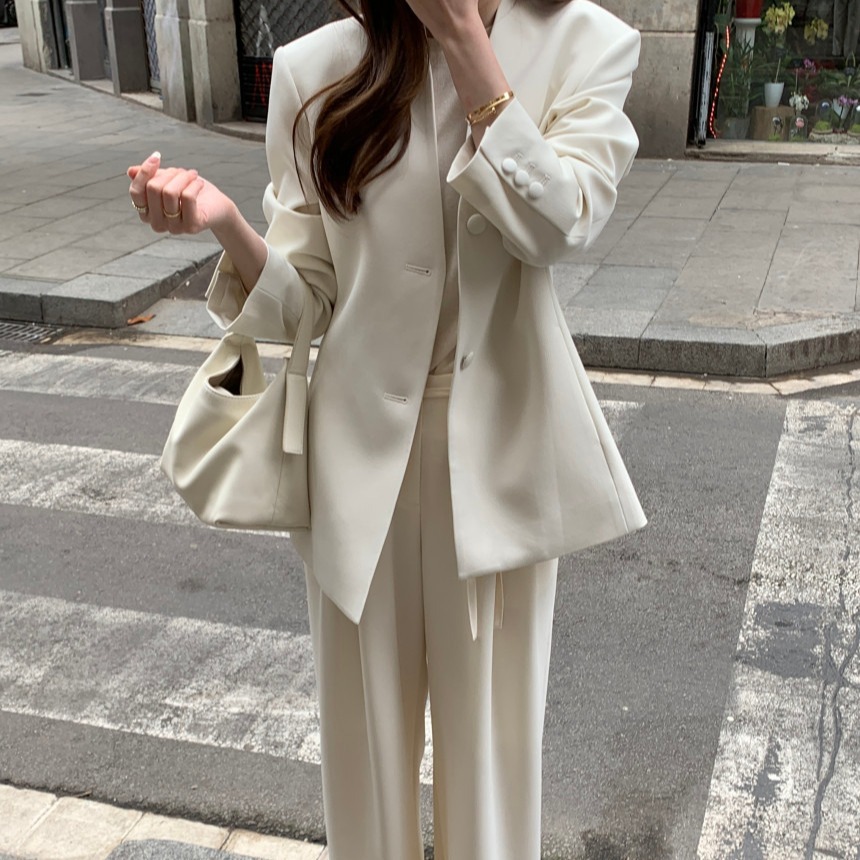 ng2510292 Blazer casual ampio e semplice in stile coreano per la primavera, nuovo modello vintage da donna, top versatile e alla moda 96260_voghion.com
