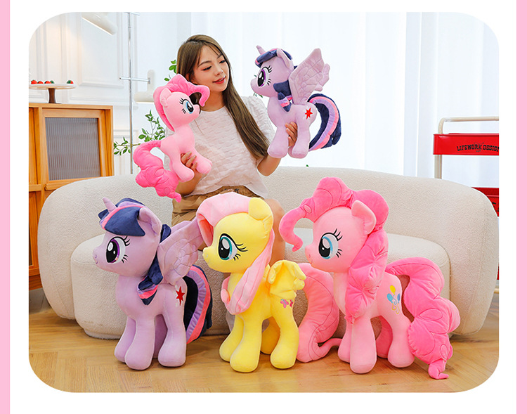 Cute Pony Plush Toy, My Little Pony Unicorn Pillow, Pinkie Pie Doll, Twilight Sparkle Plush Toy, Children's Gift