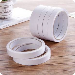 Paper Double-Sided Tape Strong Adhesive Double-Sided Tape White Hand-Tearable Paper Tape Stationery Office Learning Art Production