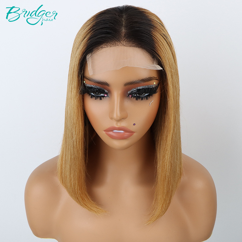 4*4 double draw BOB headgear T1B/30 human hair wigs_voghion.com