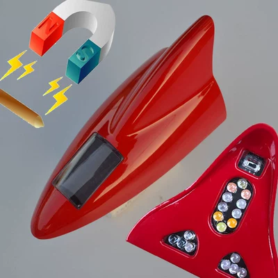 Roof Colorful Strong Magnetic Tail – vehicle antenna - new-version-red-18-lights-magnetic-remote-control