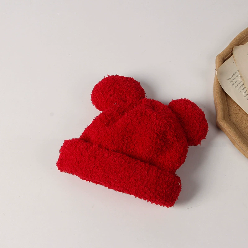 Colored children's winter keep warm hat, city style, western style