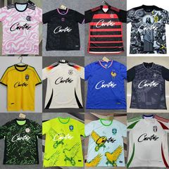 サッカーユニフォーム ファンバージョン ジャージ 半袖 ブラジル フラメンゴ 日本 イタリア ドイツ トレンド ファンの必需品