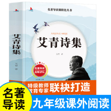 名著导读艾青诗集初高中生课外阅读书籍批发语文配套教材