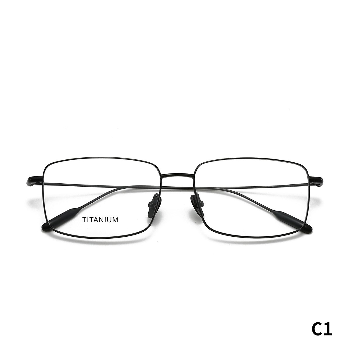 STUDIOMUKU gafas de madera cool aire abierto cuadrado marco de gafas de marco completo marco de gafas de negocios cómodo ultra ligero