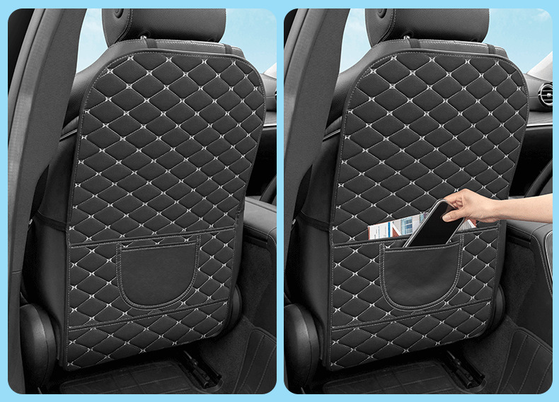 Car Anti-Kick Mat, Child Protection Mat, Car Interior Supplies, Anti-Dirt Protective Mat, Rear Seat Anti-Wear Mat, Cross-Border Wholesale