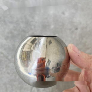 304 Stainless Steel Single-Hole Ball Single-Sided Punched Bead Door Flower Accessory Decorative Ball 201 Hollow Ball Single-Sided Punched Ball