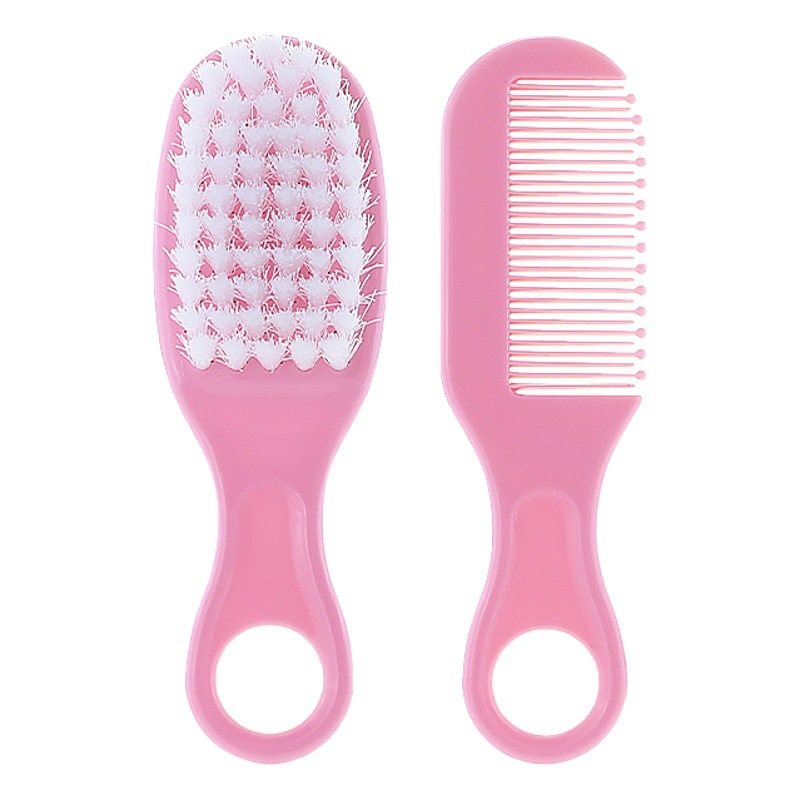 Los fabricantes suministran peine para bebés, cepillo para eliminar la suciedad del bebé, masaje, baño y champú para niños recién nacidos, juego de cepillo de pelo suave