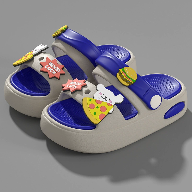 Щенки детские тапочки Летние детские пляжные туфли детские противоскользящие девочки сандалии тапочки для мальчиков в помещении девочки прилив