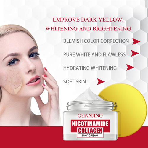 Cross-border Niacinamide Morning and Night Cream Set Hydrating and Brightening Face Cream Shrink Pores Skin Care Products Wholesale Face Cream