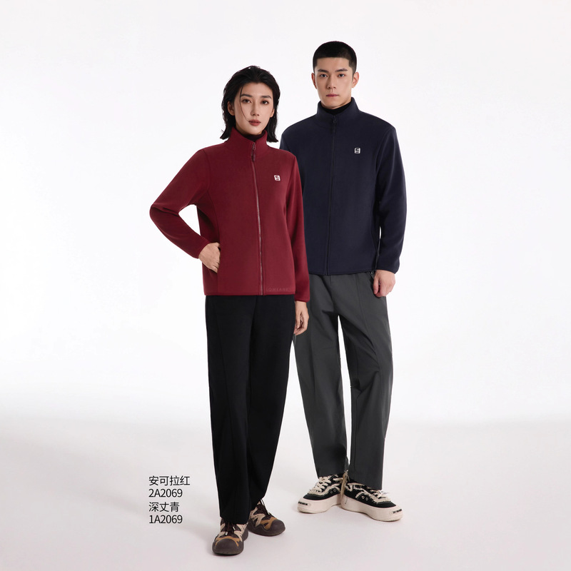 Oriole Velvet Upgraded Cloud-Like Jacket Fleece Unisex Zipper Stand Collar Warm Thickened Couple Top