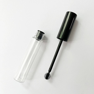 107*16.8mm High-Quality Eyebrow Dyeing Cream Tube Large Capacity 8ml Filled with Bottle Round Brush Head Eyebrow Dyeing Gel Tube