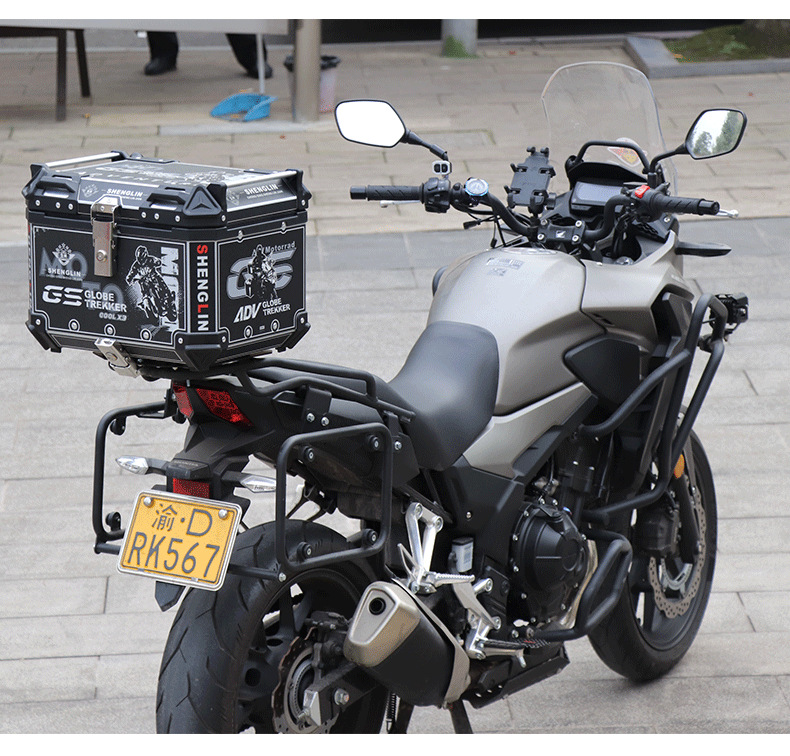 Special Motorcycle Aluminum Alloy Tail Box Scooter UY Mavericks NS Trunk GW General Split Line Django Rear Tail Box