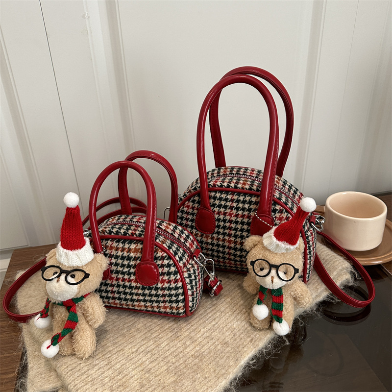 Moda coreana de mil pájaros bolsos de hombro de niñas, bolsos mini compactos para bebés, bolsos de cambio para niños lindos.