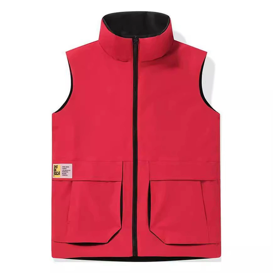 Рабочая одежда утолщена двухсторонний жилет волонтер жилет печать логотипа
