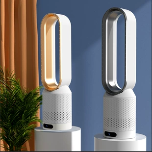 Bladeless Air Fan, 16–32 inch, Touch Control & Air Purifier Function, Multiple Plug Types