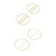 Cross-border Hot Selling DIY Brass Jewelry Accessories Plating Cut Partial Hole Round Palm Moon Snake Pendant