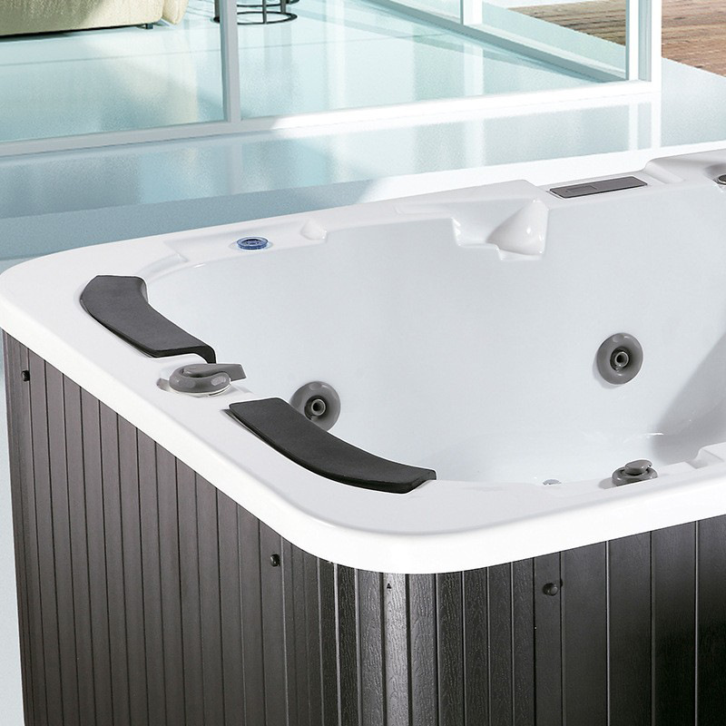 Bañera de acrílico spa al aire libre Baño de aguas termales piscina 3-Persona asiento baño piscina al aire libre agua caliente piscina bañera