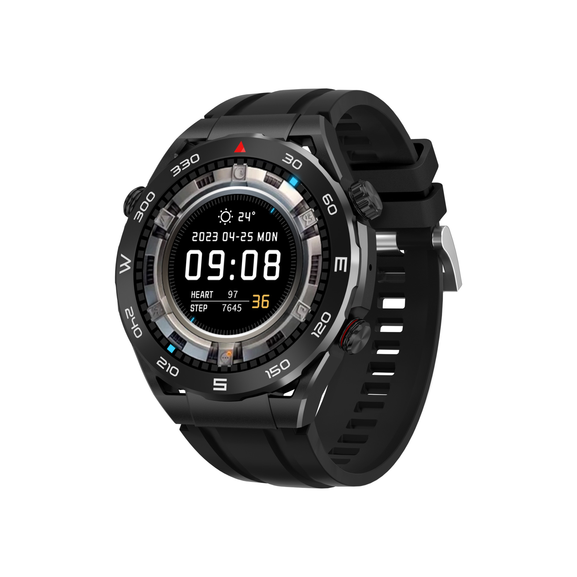 MT15S Smart Watch 1,6 Zoll 4DOLED Bildschirm Kompass NFC_voghion.com