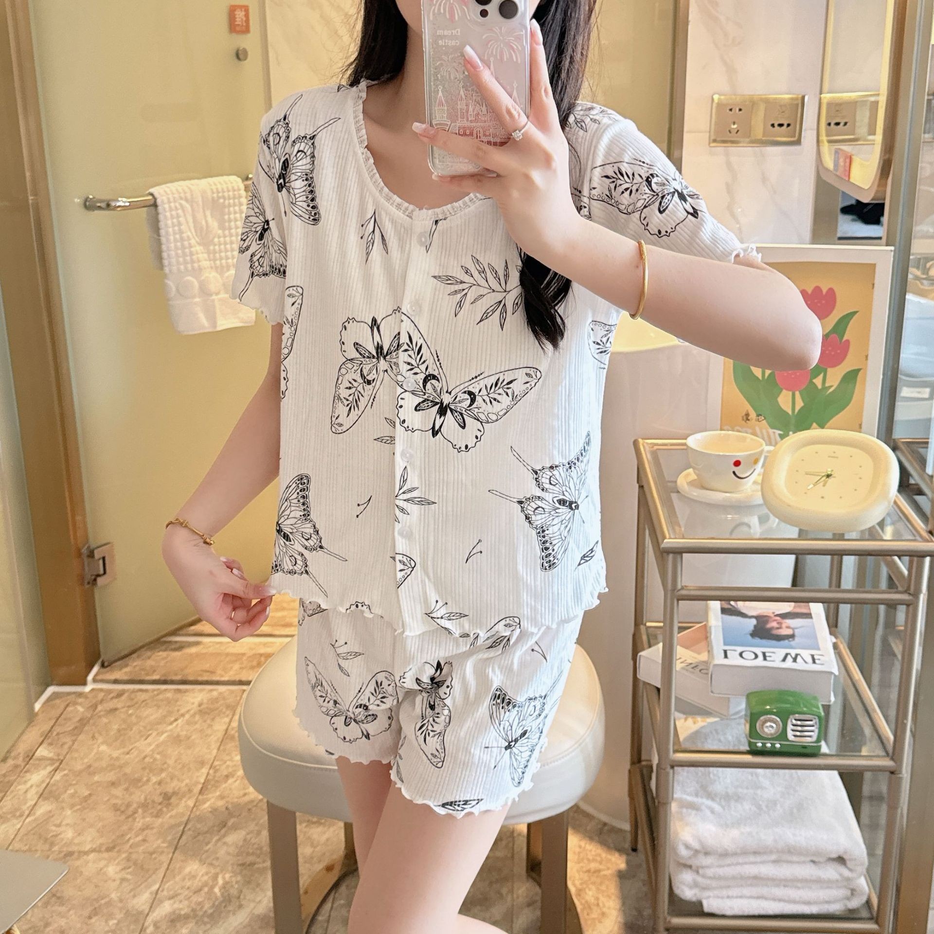 F 반팔 세트 - 335 나비 리본