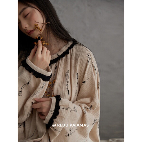 Retro cotton autumn pijama