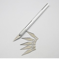 Neutral Hand Carving Knife Woodworking Pencil Knife Phone Screen Protector Carving Knife Model Making Tool Aluminum Rod Art Knife Wholesale