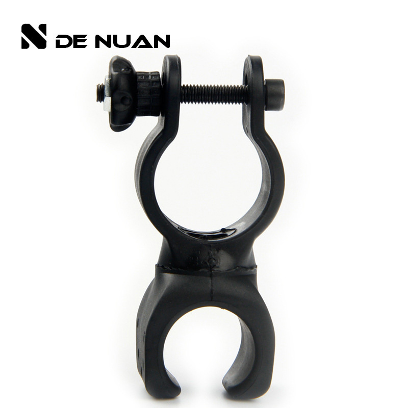 Wholesale Bicycle 360 Degree Rotatable Electric Light Clip Lamp Holder Mountain Bike Universal Torch Clip Accessories Cycling