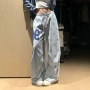 星星新款拖地宽松休闲裤