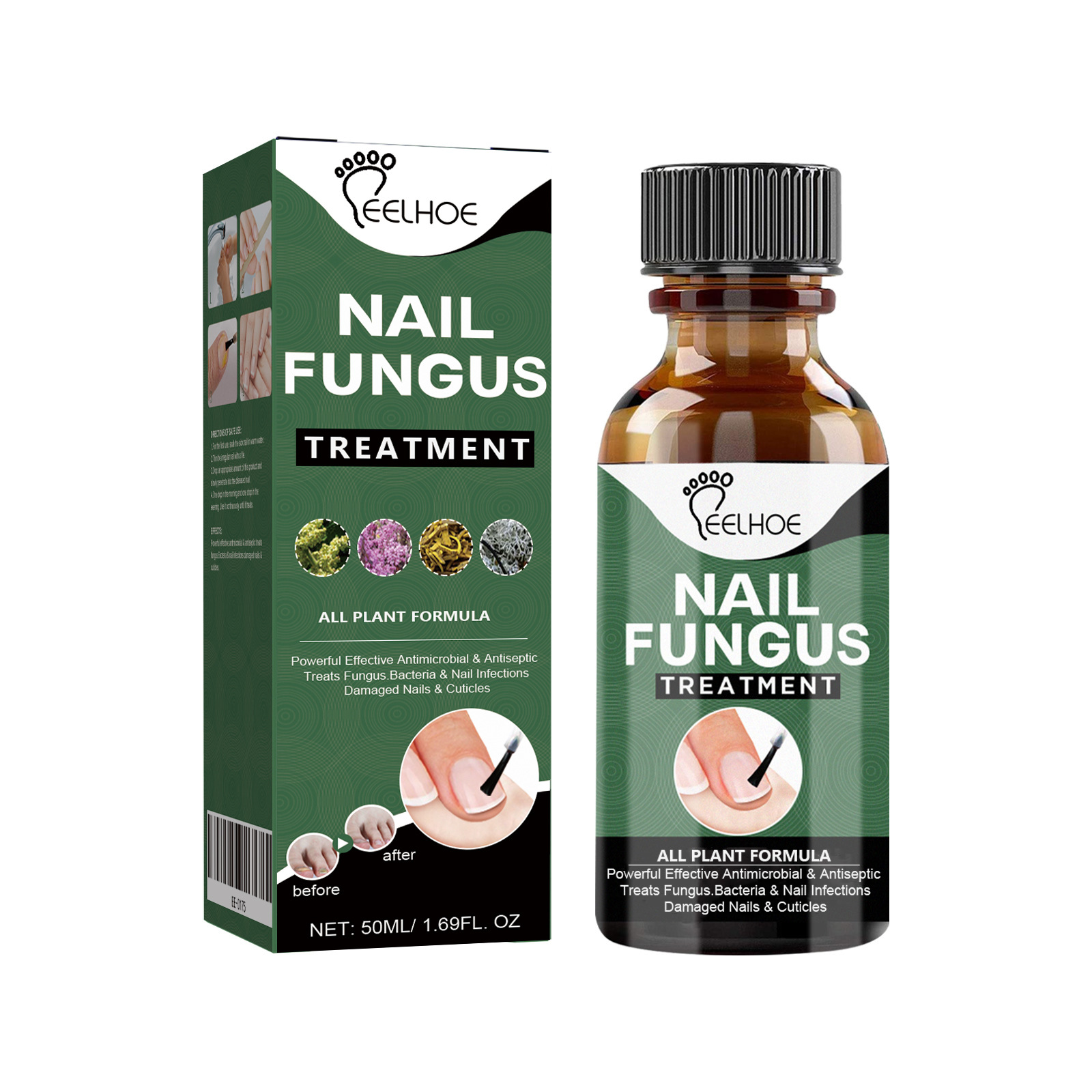 EELHOE Nail Care, una solución de hidratación suave y limpia para uñas gruesas y suaves en la superficie de las uñas. image 6