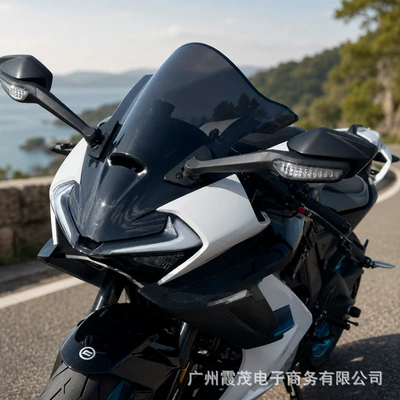 windshield, racing heightened deflector, Motorcycle front windshield