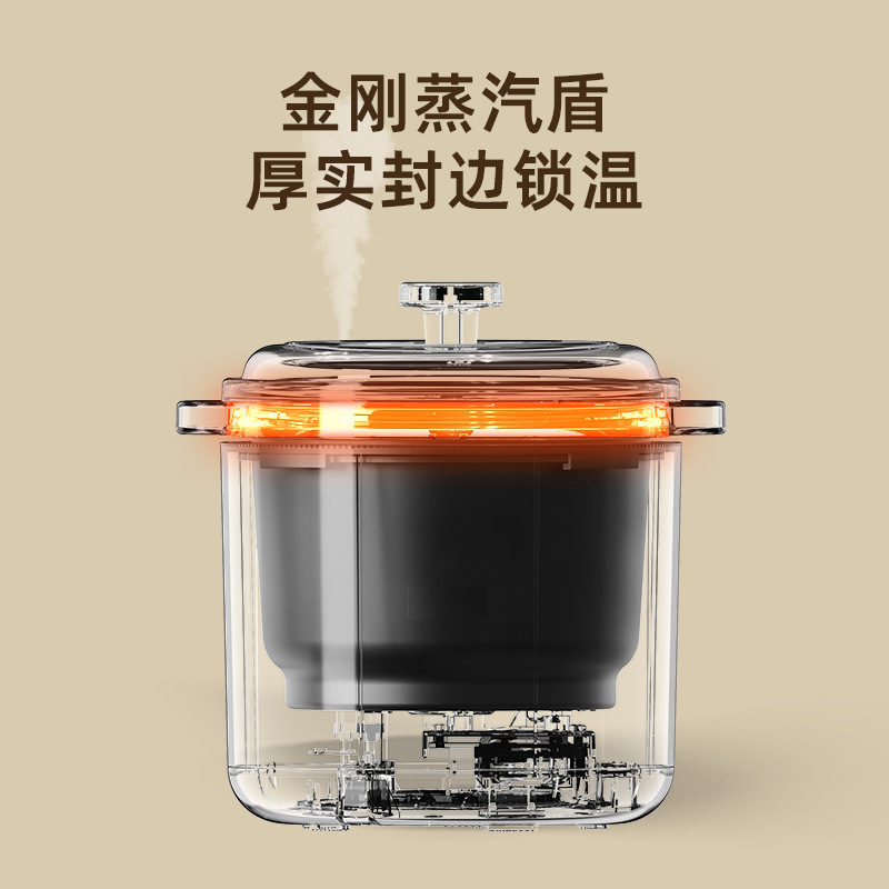 BRUNO第二代迷你小电饭煲1-2人家用多功能小型智能1.2L儿童电饭锅|undefined