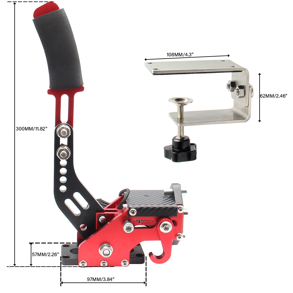 Pc deriva freno de mano carreras de vapor juego de freno de mano USB analógico juego de alambre de mano de bienvenida visita de campo