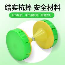 空竹初学者专卖儿童学生老人带响健身抖杆扯铃耐摔双头扯铃抖空竹