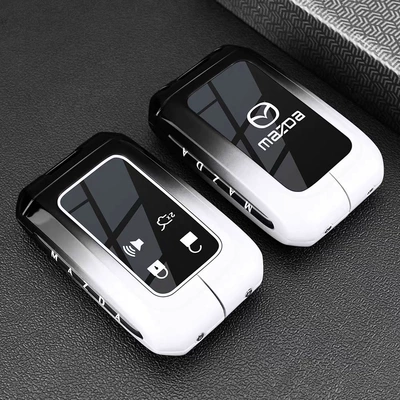 Suitable for Mazda Ez-60 Car key bag - black-and-white-gradient-single-shell
