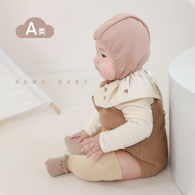 2023 invierno nuevo bebé recién nacido medias engrosadas Terry bebé calcetines sin hueso boca suelta calcetines altos de algodón