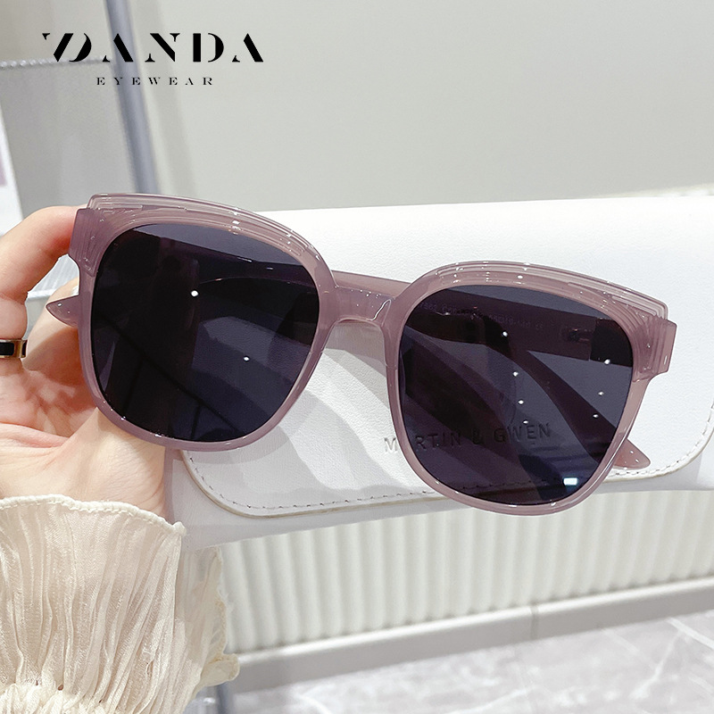 Nuevas gafas de sol polarizadas para mujer TR7562, gafas de sol anti-UV de moda para influencers, gafas de sol versátiles para viajes