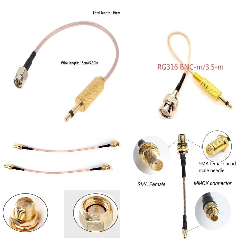 Factory Direct Supply Rf Antenna Connection Extension Cable Mmcx to Sma Router Network Card Wifi6E Adapter Cable Factory Direct Supply Rf Antenna Connection Extension Cable Mmcx to Sma Router Network Card Wifi6E Adapter Cable