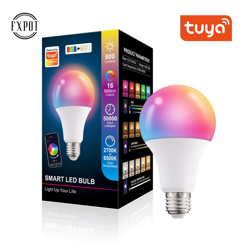 Tuya Smart Bluetooth Bulb Rgbcw Mobile Phone Control App Bulb Smart Bulb Led Light