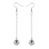 Fashionable metal earrings, pendant, European style, suitable for import, simple and elegant design