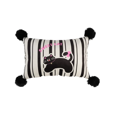 Comfortable Seat Cover, Winter Plush | Seat cushion, seat cover - plush-striped-cat-waistrest