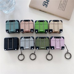 适用苹果蓝牙耳机套适用airpods 4保护套pro防摔保护行李箱耳机壳