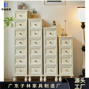Gap Cabinet Drawer Cabinet Bedroom Bedside Table Living Room Drawer Type Storage Cabinet Wall Side Cabinet Storage Cabinet Narrow Cabinet Solid Wood