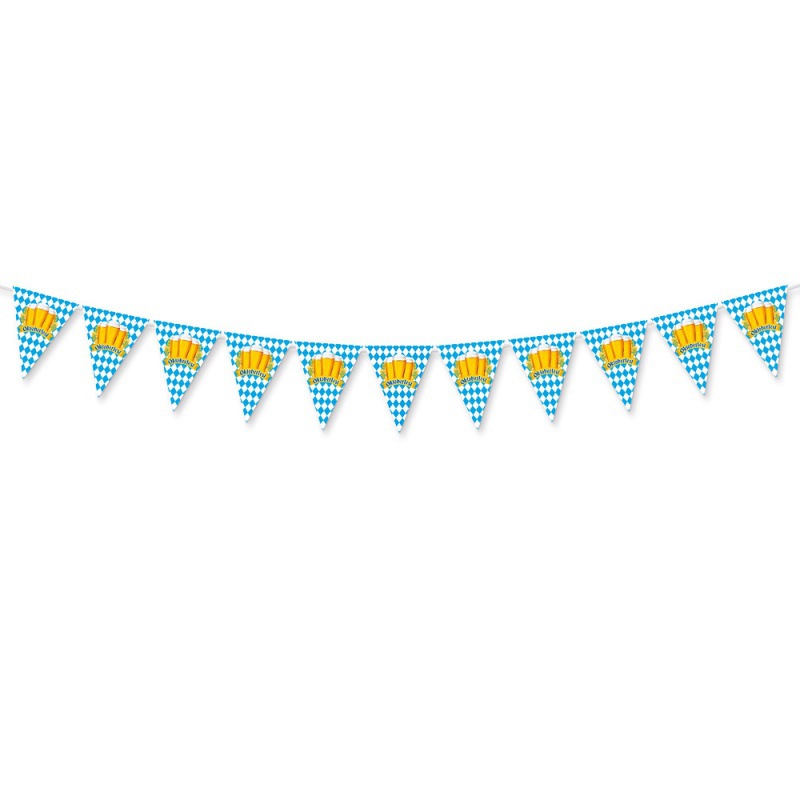 Oktoberfest de octubre decoración de fiesta banderín bandera de tracción decoración de vacaciones diseño al aire libre bandera de tracción