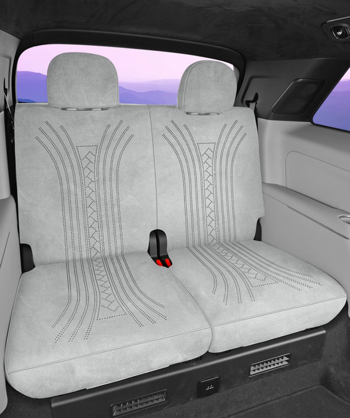Lynk & Co 900 Special Car Seat Cushion Rams Half-Pack Breathable Seat Cover Ventilated Saddle Pad Four-Season Universal Seat Cover