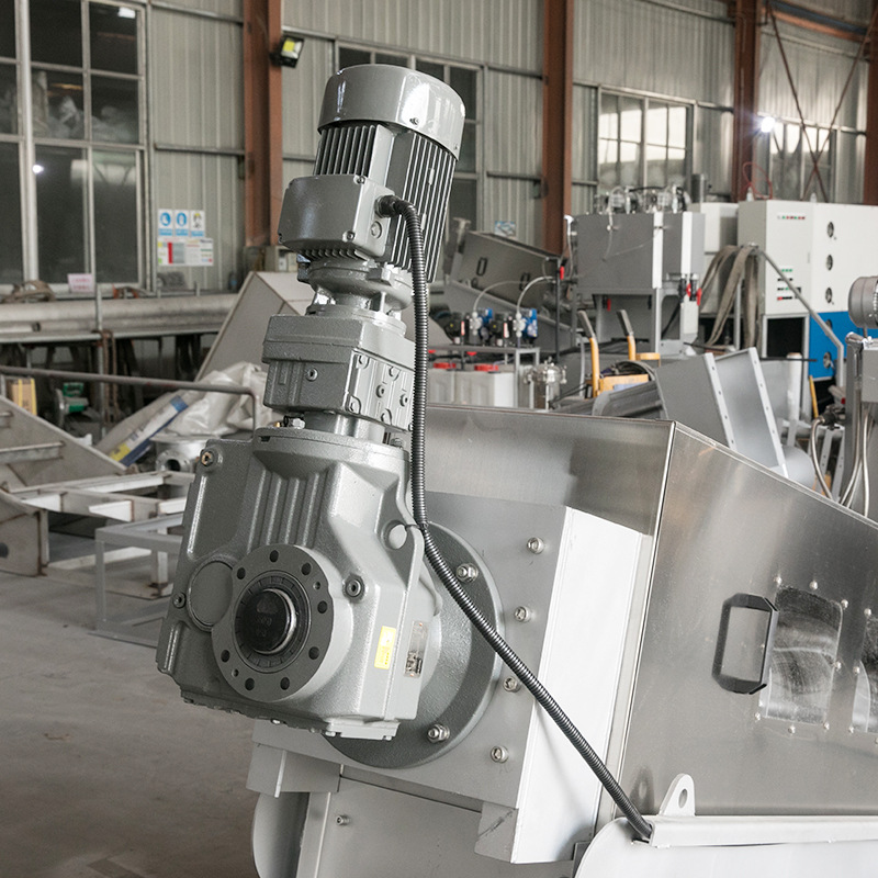 不锈钢全自动叠螺机叠螺式污泥脱水机固液分离刮泥机污水处理E18